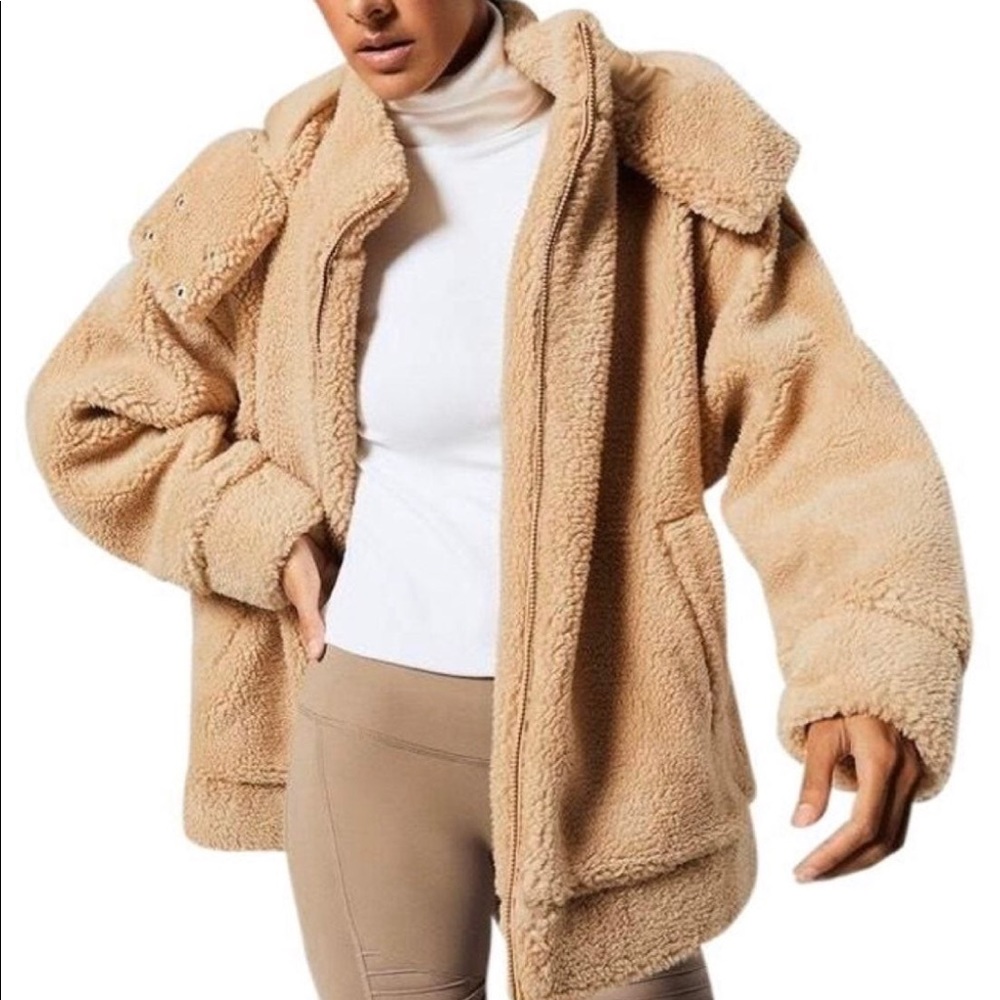 Pre Owned - Alo Norte Sherpa Jacket Size Small